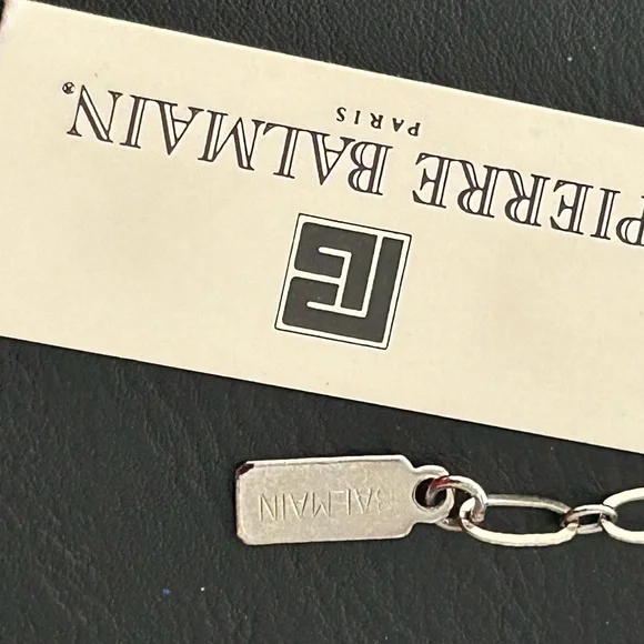 Pierre Balmain Silver Chain Necklace Collection NWT